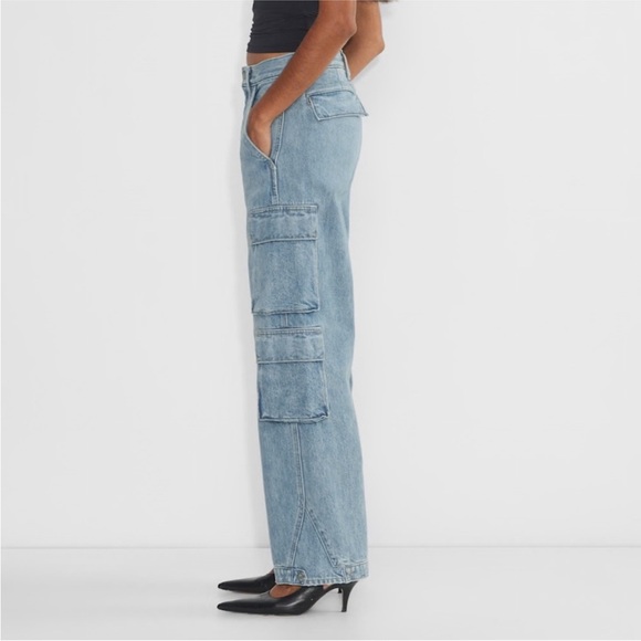 DENIM FORUM The '90s Millie Hi-Rise Cargo Jean size 26